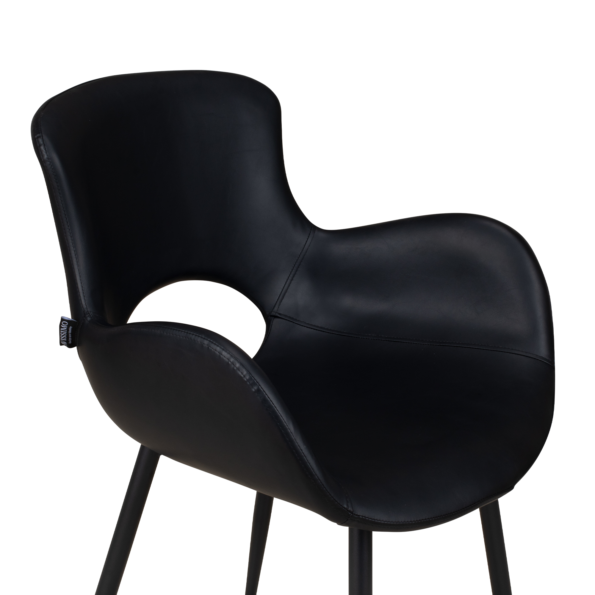 Polsterstuhl Alero Antique Black