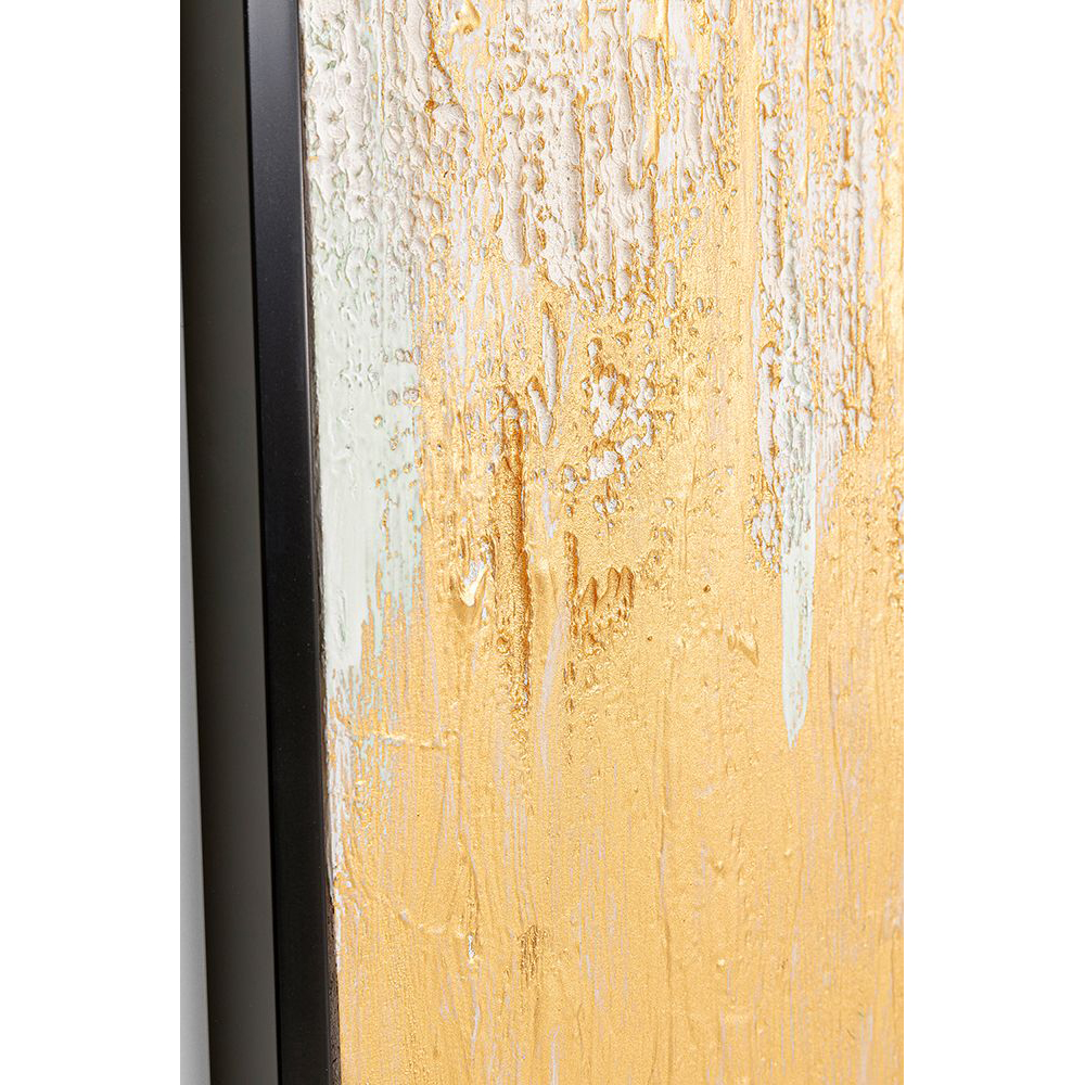 Gerahmtes Bild Abstract Weiß 80 x 120 cm