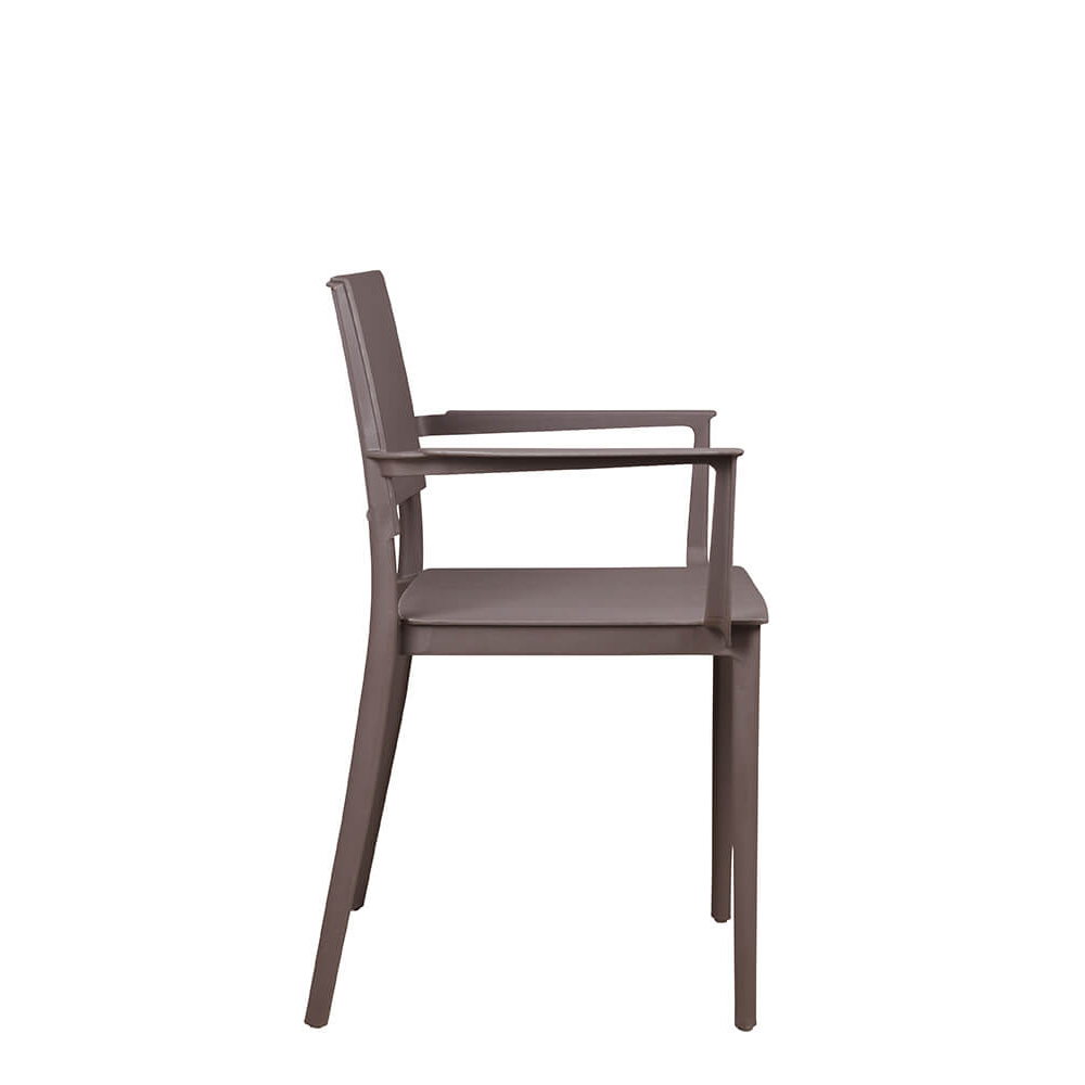 Kunststoffstuhl FOMA 1861 Taupe