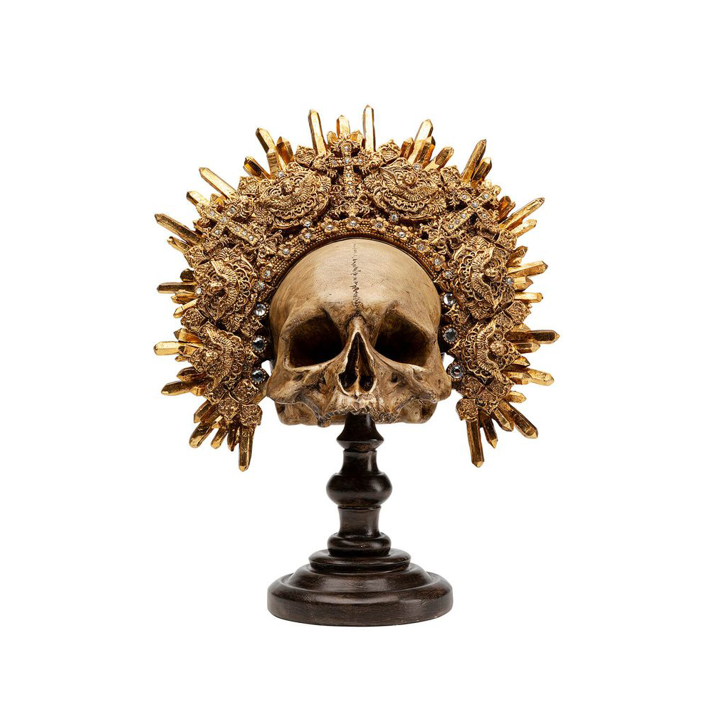 Deko Objekt King Skull 42cm