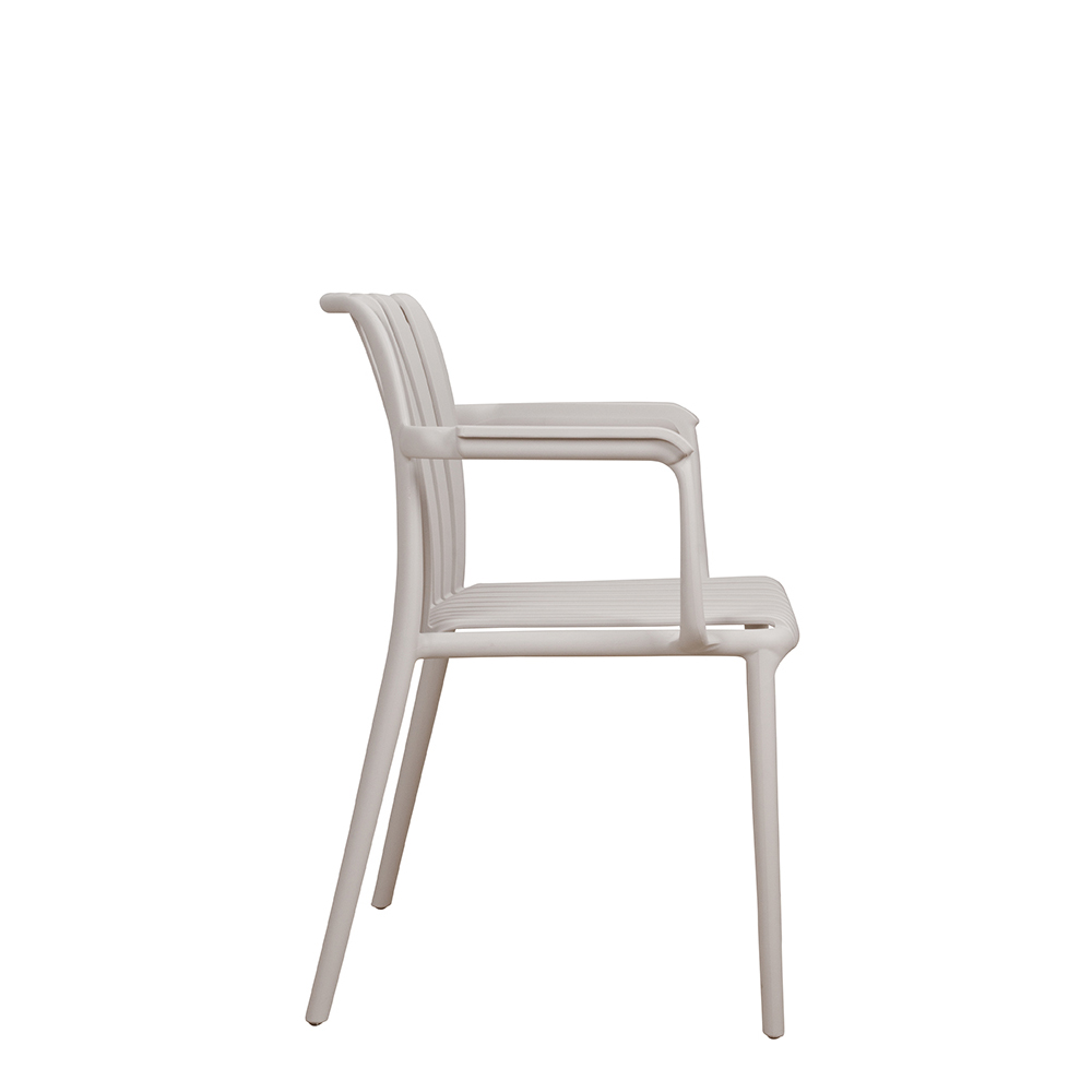 Kunststoffstuhl FOMA 1819 Light Grey