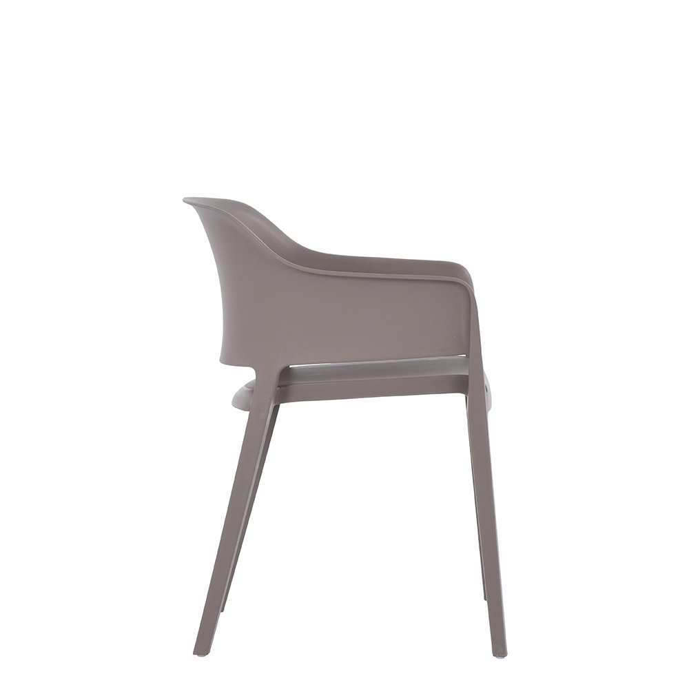 Kunststoffstuhl FOMA 1798 Taupe