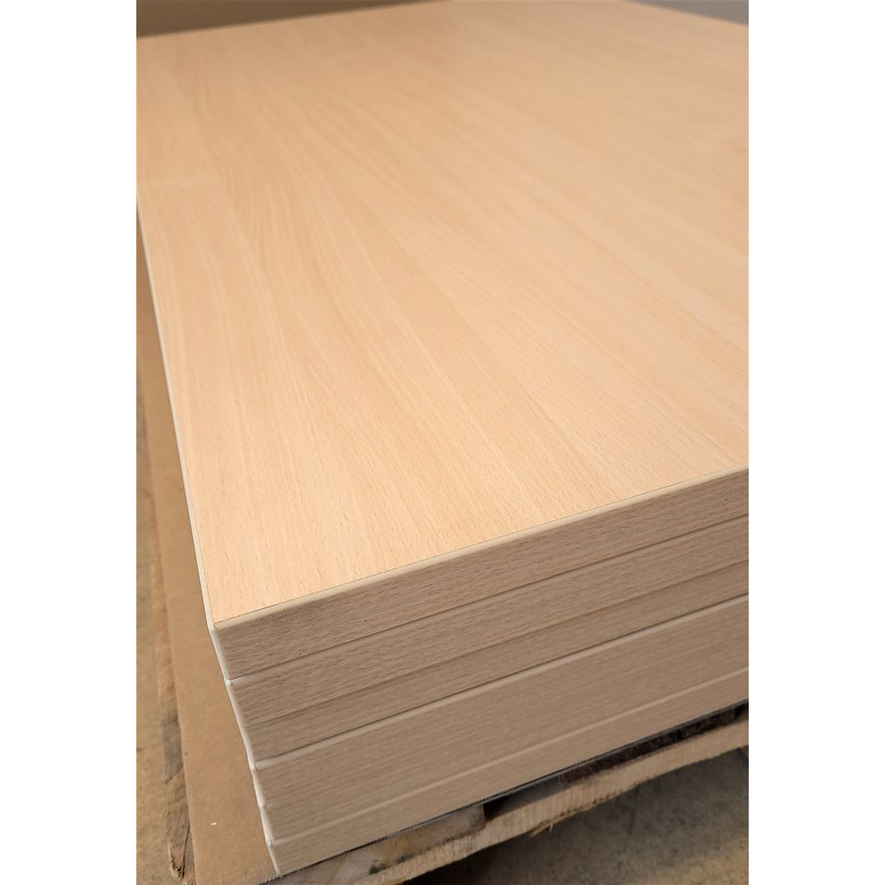Melaminharz Tischplatte 25mm 120x70cm Buche natur   Sonderposten