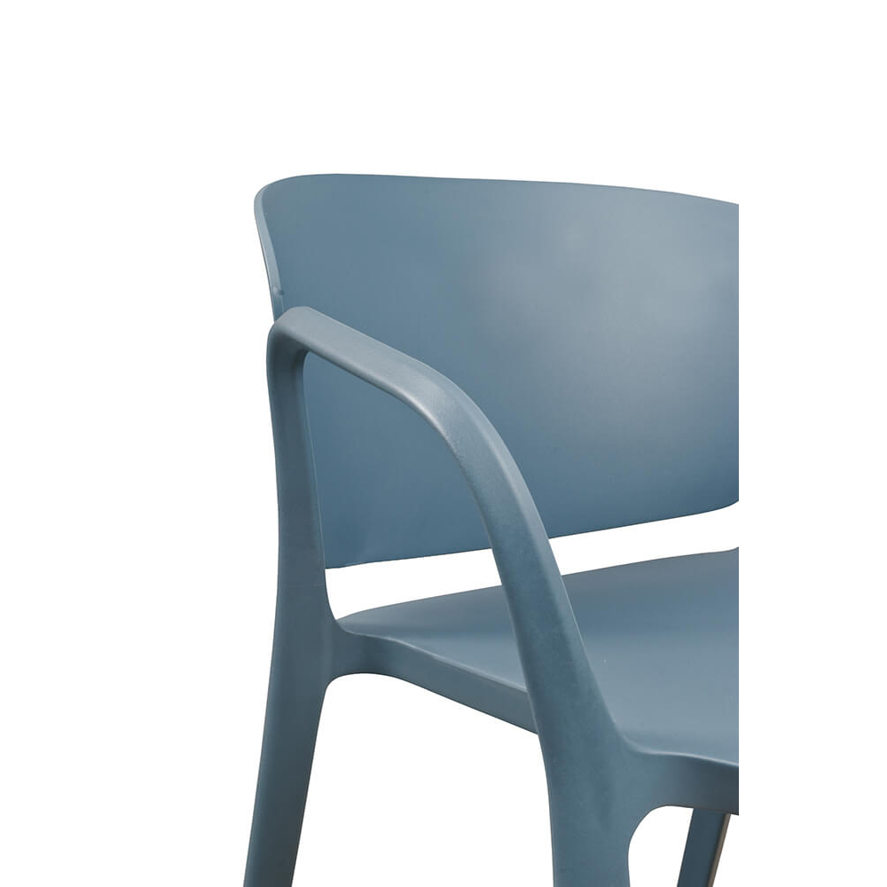 Kunststoffstuhl FOMA 1800 Cold Blue