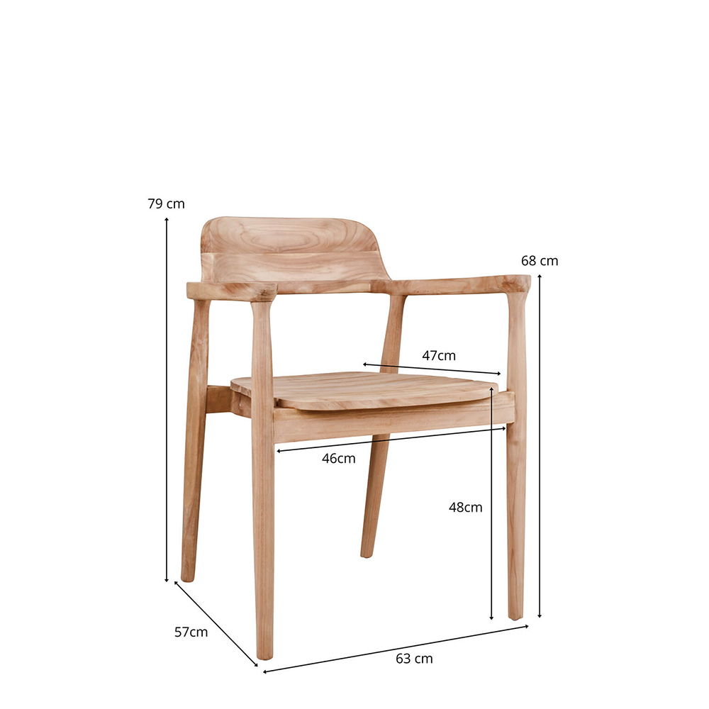 Outdoorstuhl Shiro Ma?e