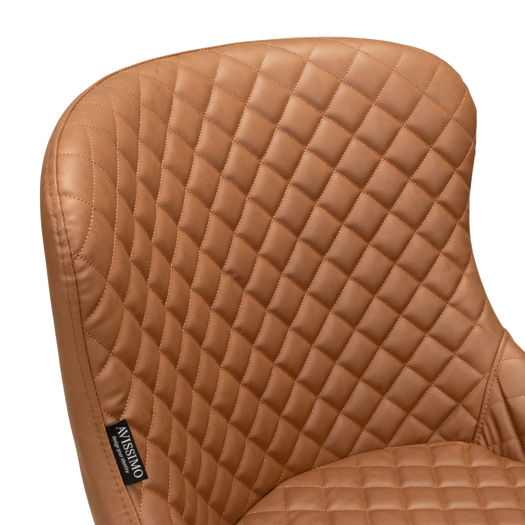 Outdoorstuhl mit Geflecht Sorano brown - Rueckenlehne