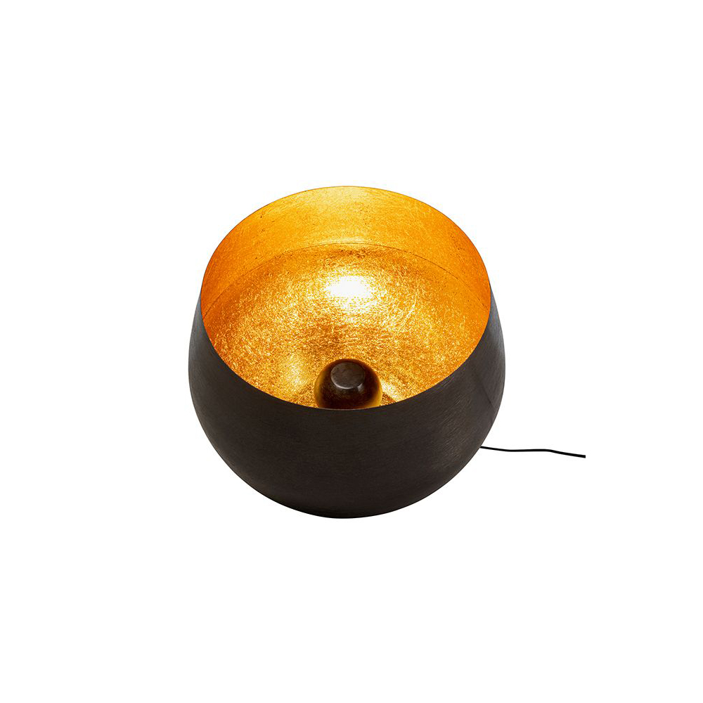 Bodenleuchte Apollon Smooth Schwarz Ø50cm