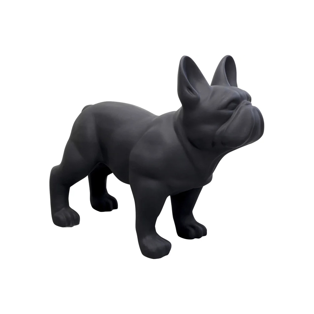 Deko Figur Toto Teen Schwarz Matt 90cm