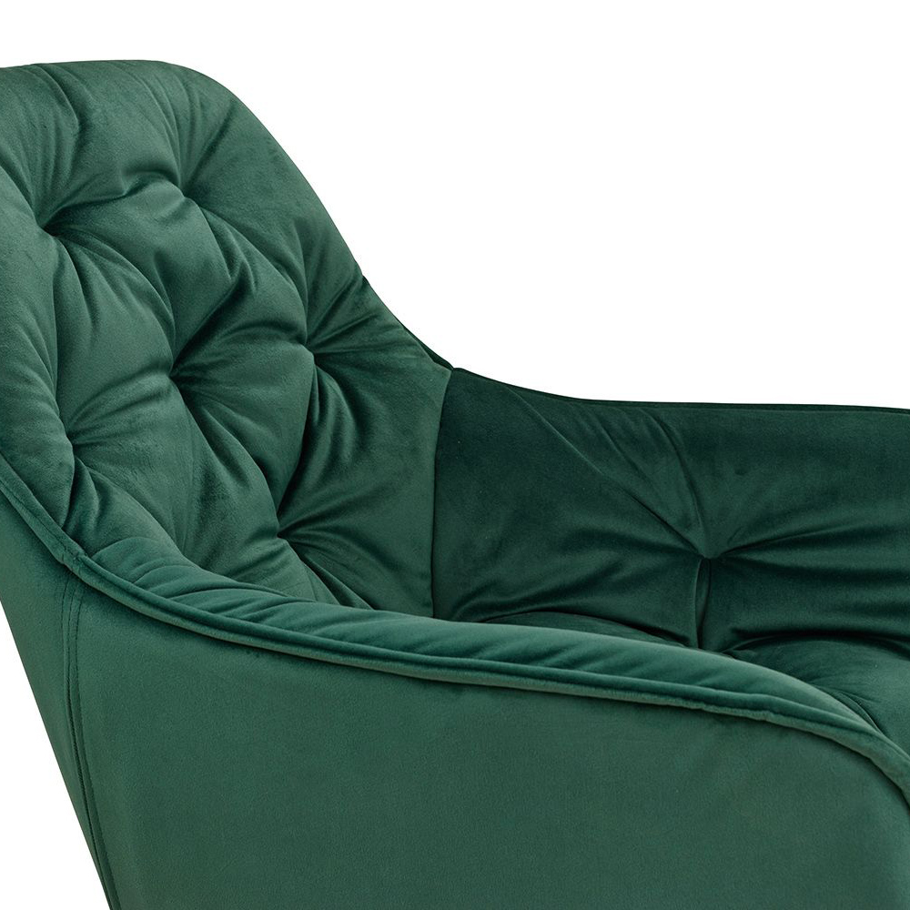 Polsterstuhl Ginger Dark Green