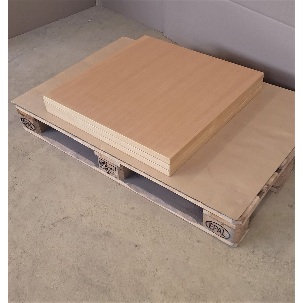 Massivholz Tischplatte 30mm 70x70cm Buche natur   Sonderposten
