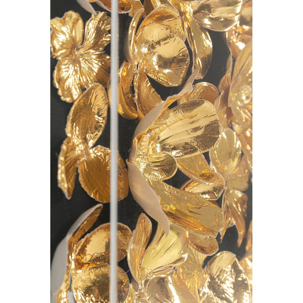 Deko Rahmen Gold Flower