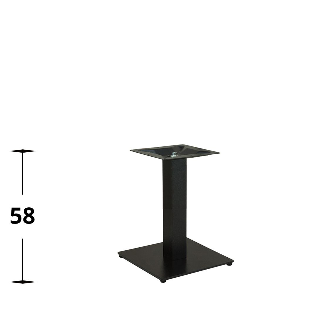 Tischgestell aus Metall für die Gastronomie - Marino-TGF-C-400 mit Höhenmaß 58 cm