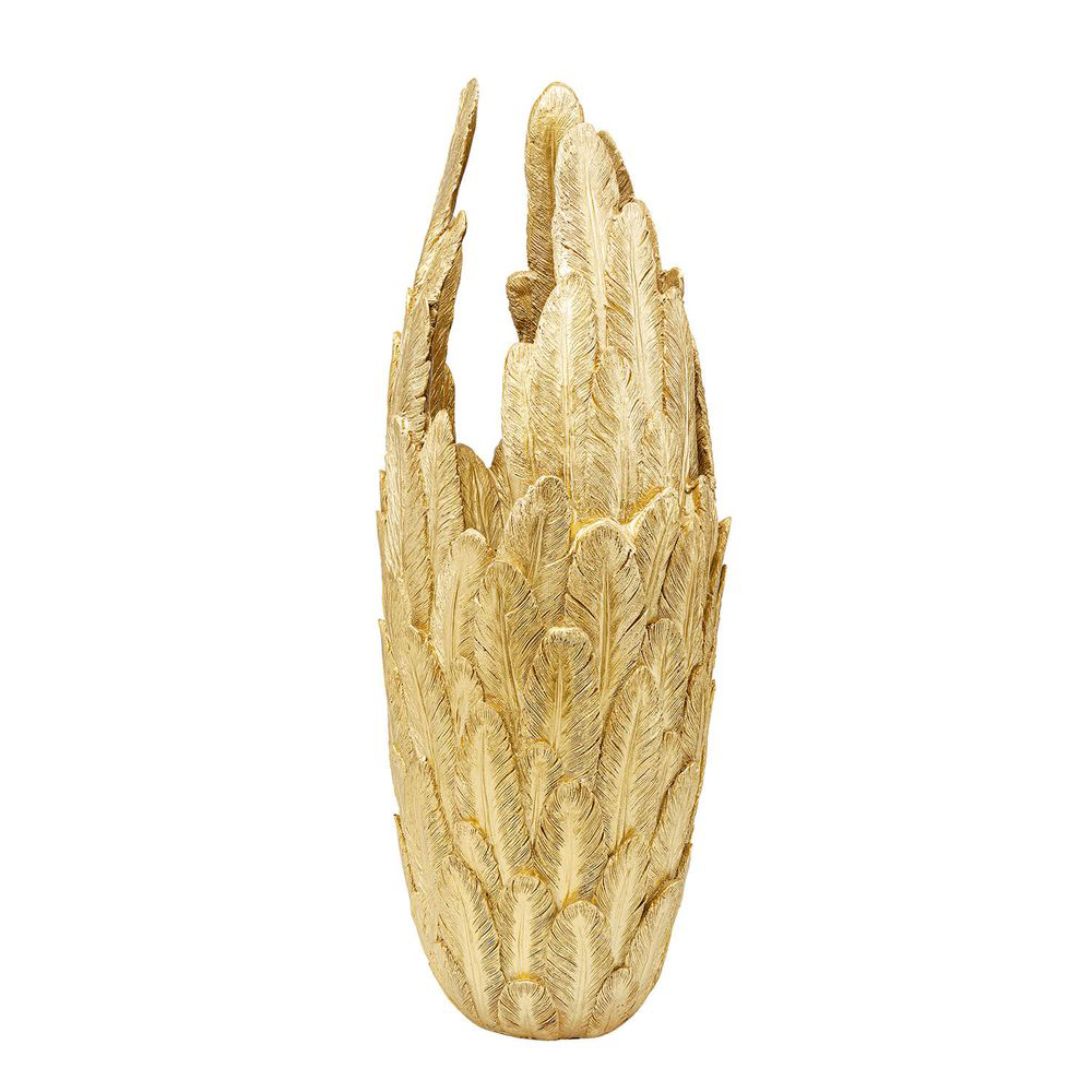 Vase Feathers Gold 91