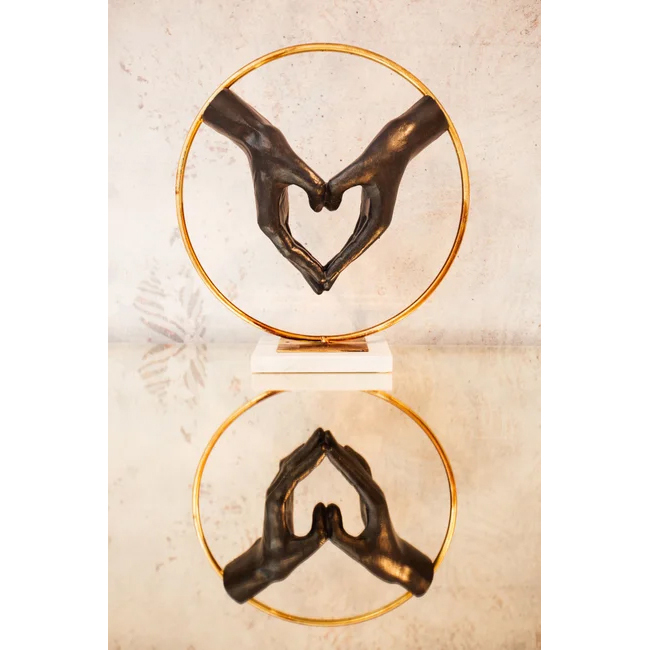 Heart Hand symbolträchtiges Deko Objekt