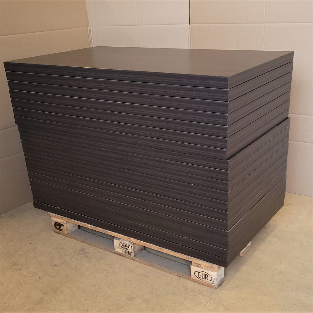 Melaminharz Tischplatte 50mm 140x80cm Wenge   Sonderposten
