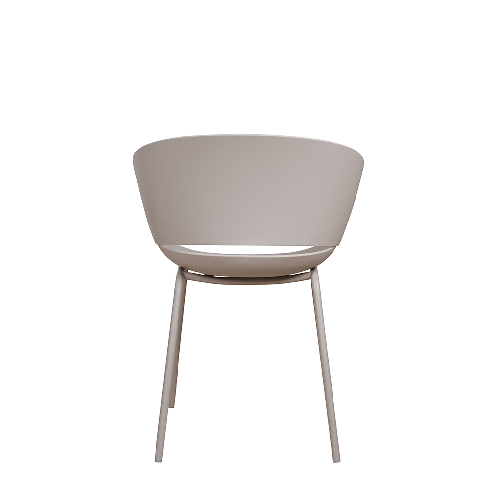 Kunststoffstuhl FOMA F833 Light Grey