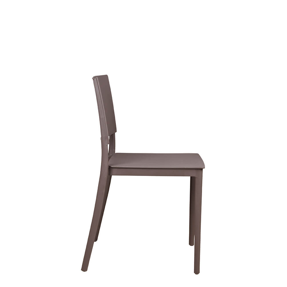 Kunststoffstuhl FOMA 1860 Taupe