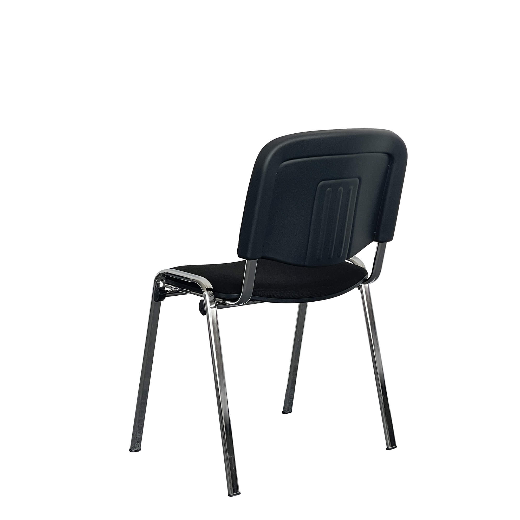 Stapelstuhl ISO P Chrome Schwarz