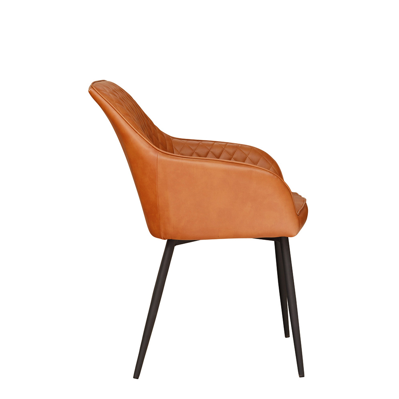 Polsterstuhl Lunaro Step Arm Brown