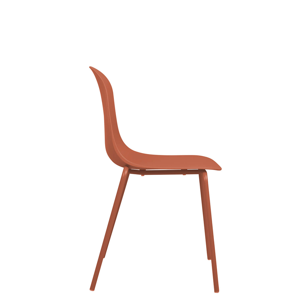 Kunststoffstuhl FOMA F853 Orange
