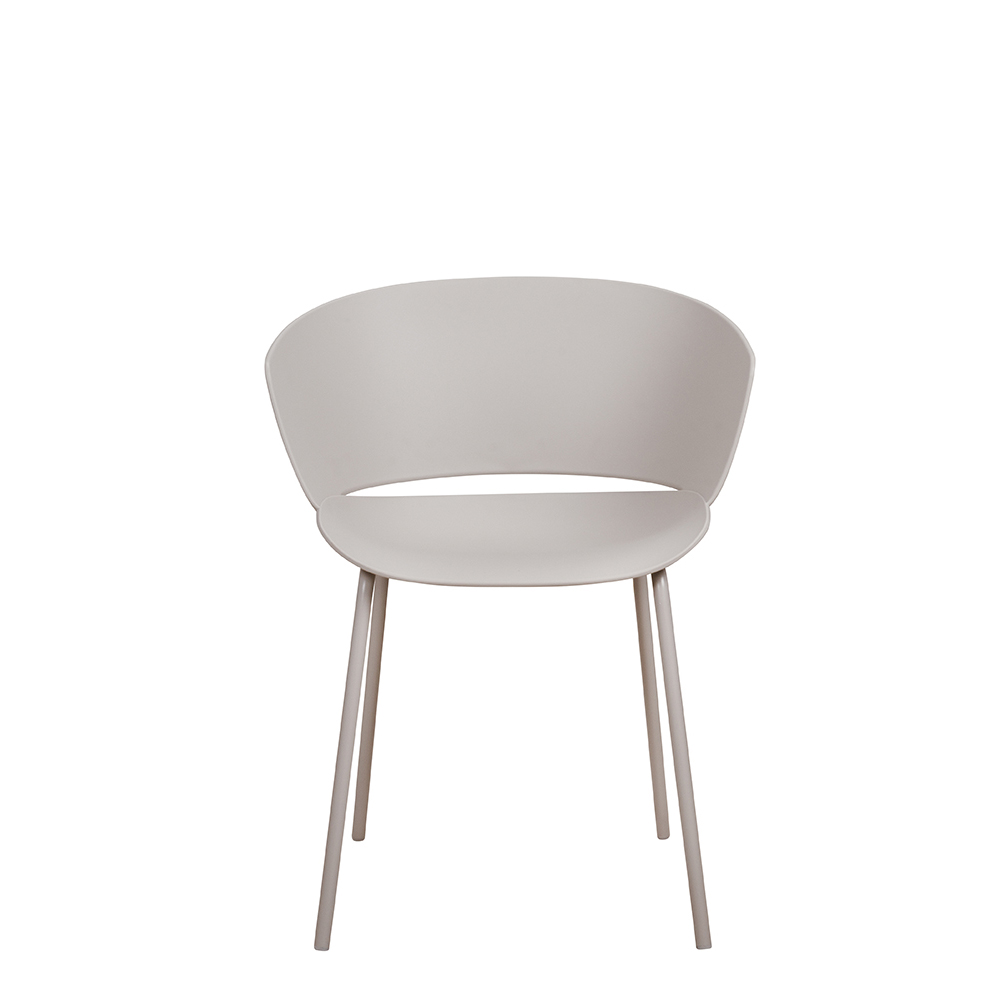 Kunststoffstuhl FOMA F833 Light Grey