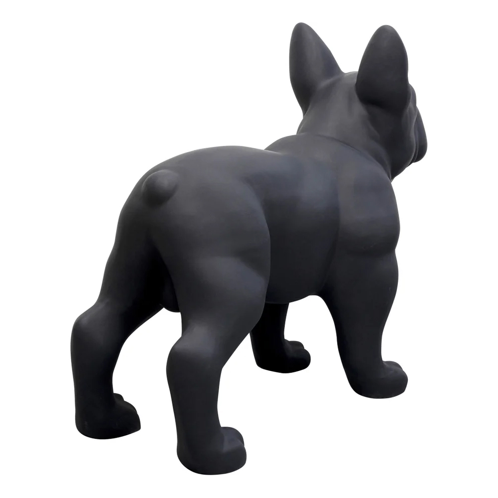 Deko Figur Toto Teen Schwarz Matt 90cm