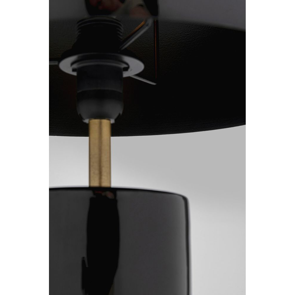 Tischleuchte Loungy Schwarz 38cm