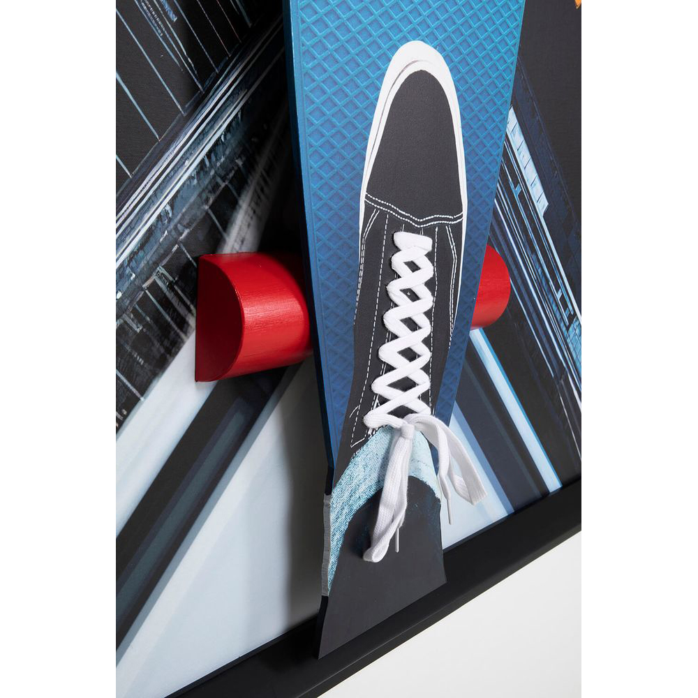 Gerahmtes Bild Skyline Skater