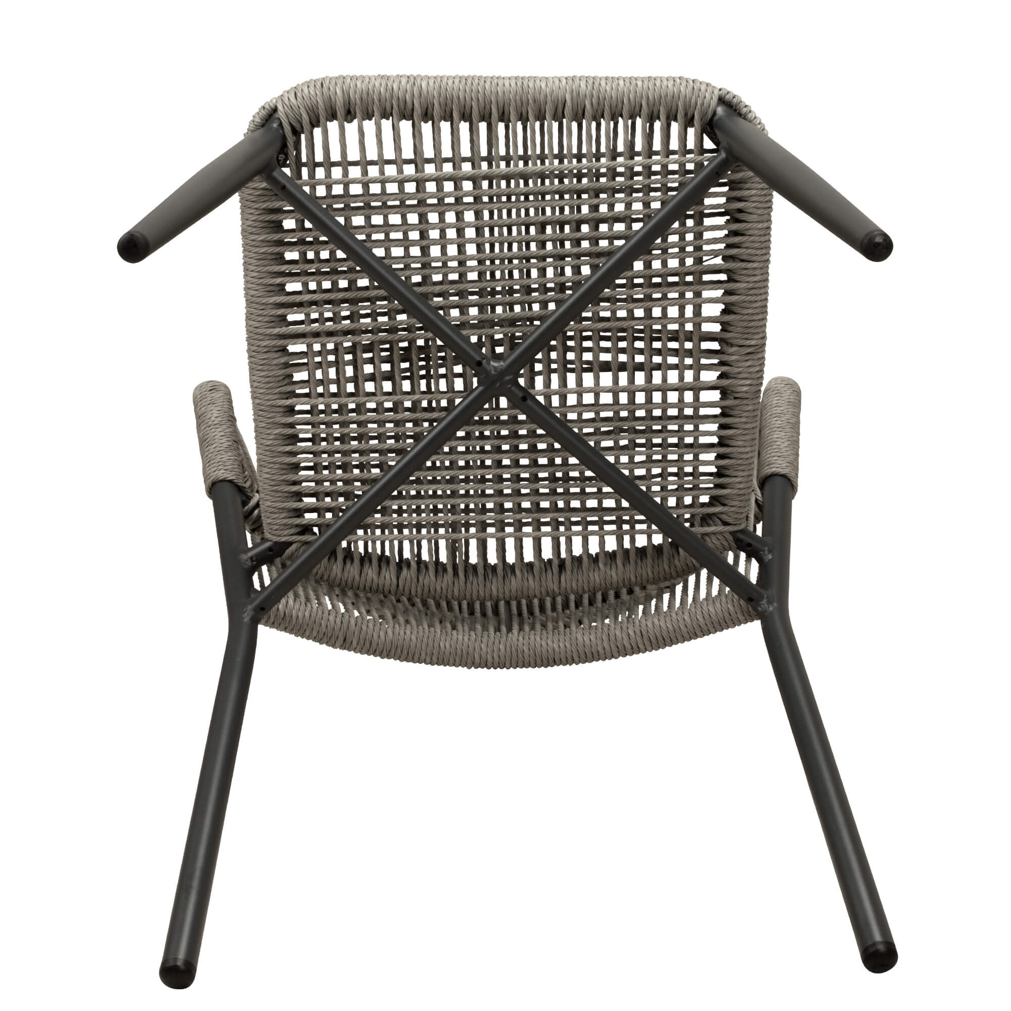 Gastronomiestuehle Outdoorstuehle Elefino silvergrey - Gestell