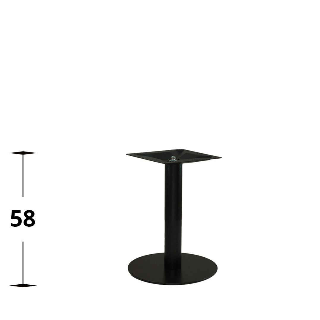 Tischgestell aus Metall für die Gastronomie - Marino-TGF-C-400 mit Höhenmaß 58 cm