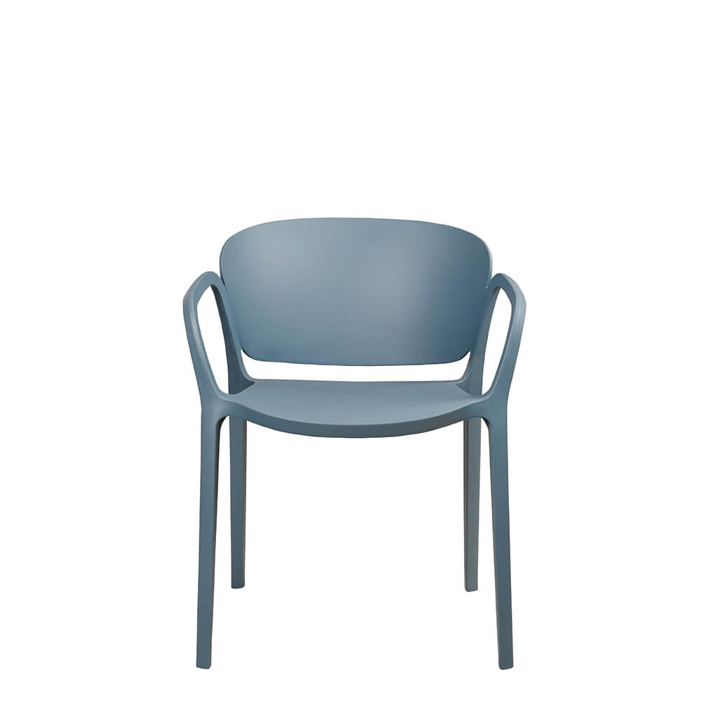 Kunststoffstuhl FOMA 1800 Cold Blue