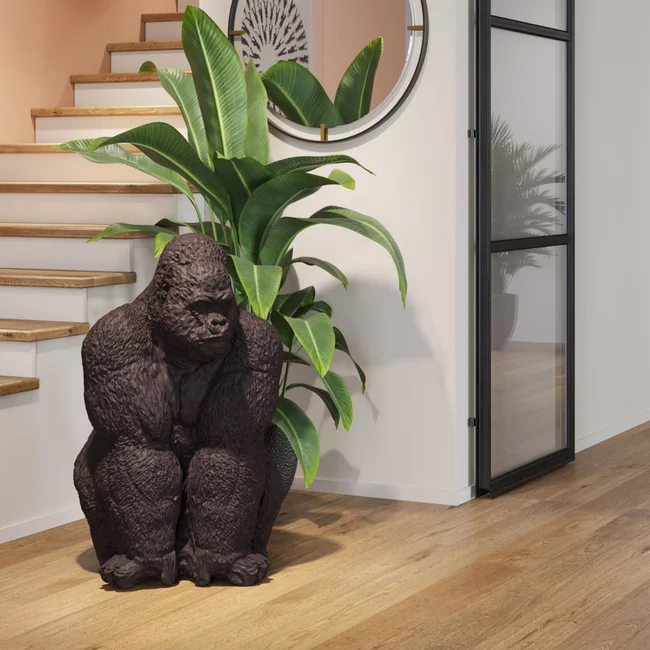 Deko Figur Monkey Gorilla Front XXL 107cm