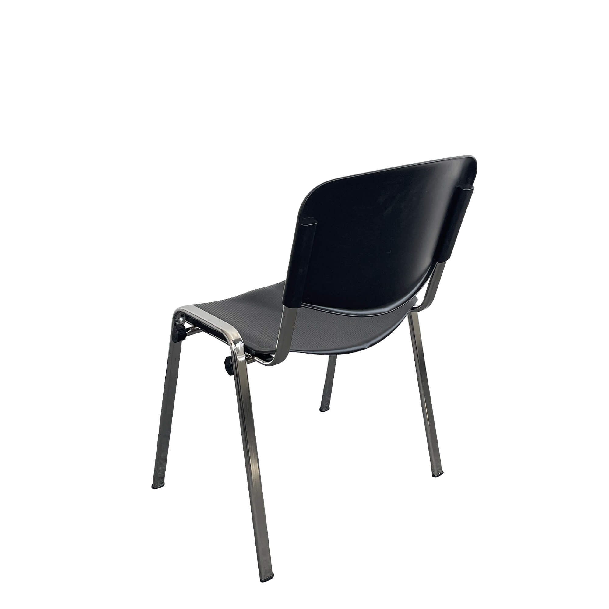 Stapelstuhl ISO Chrome Schwarz