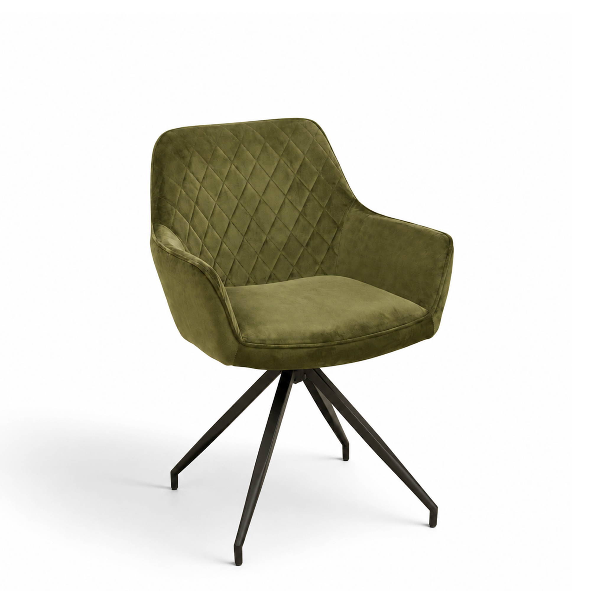 Gastronomiestuehle Polsterstuehle mit Armlehne Lenoro Quartz-503 Velour - Vorderansicht