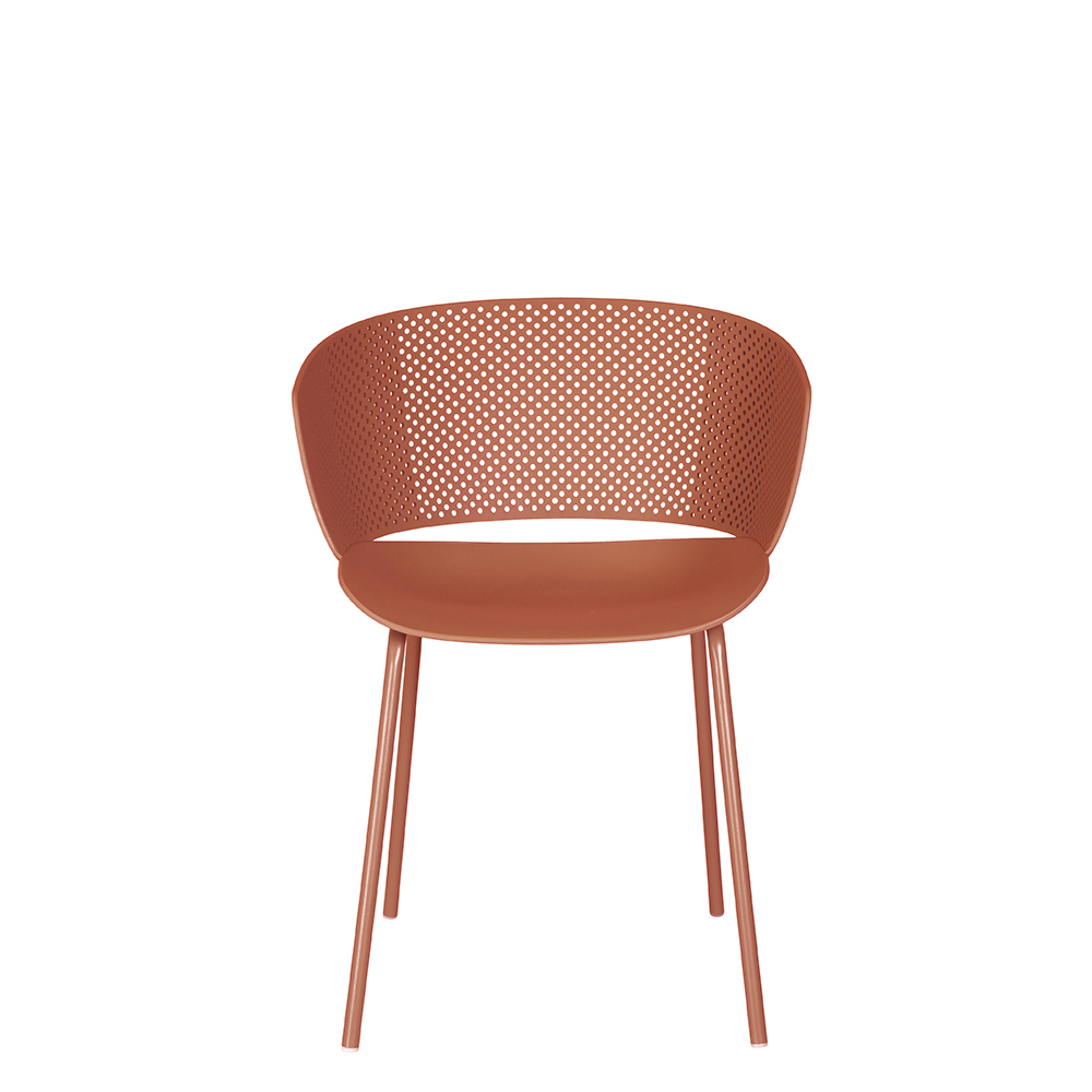 Kunststoffstuhl FOMA F832 Orange