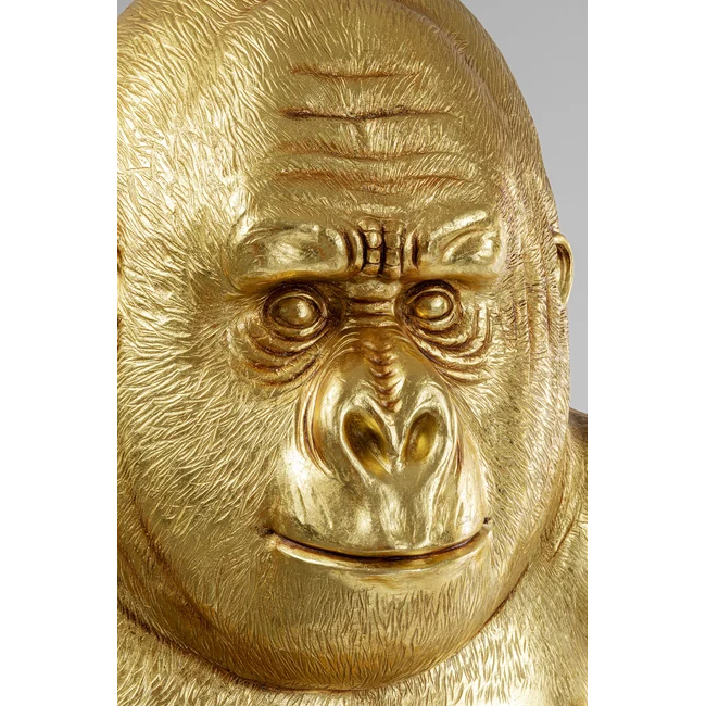 Deko Figur Gorilla Gold XL 180