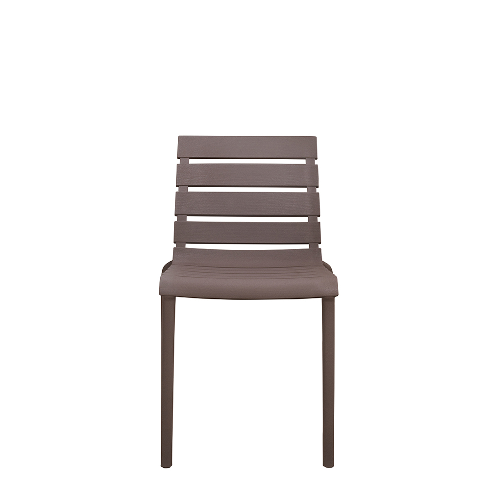 Kunststoffstuhl FOMA 1816 Taupe