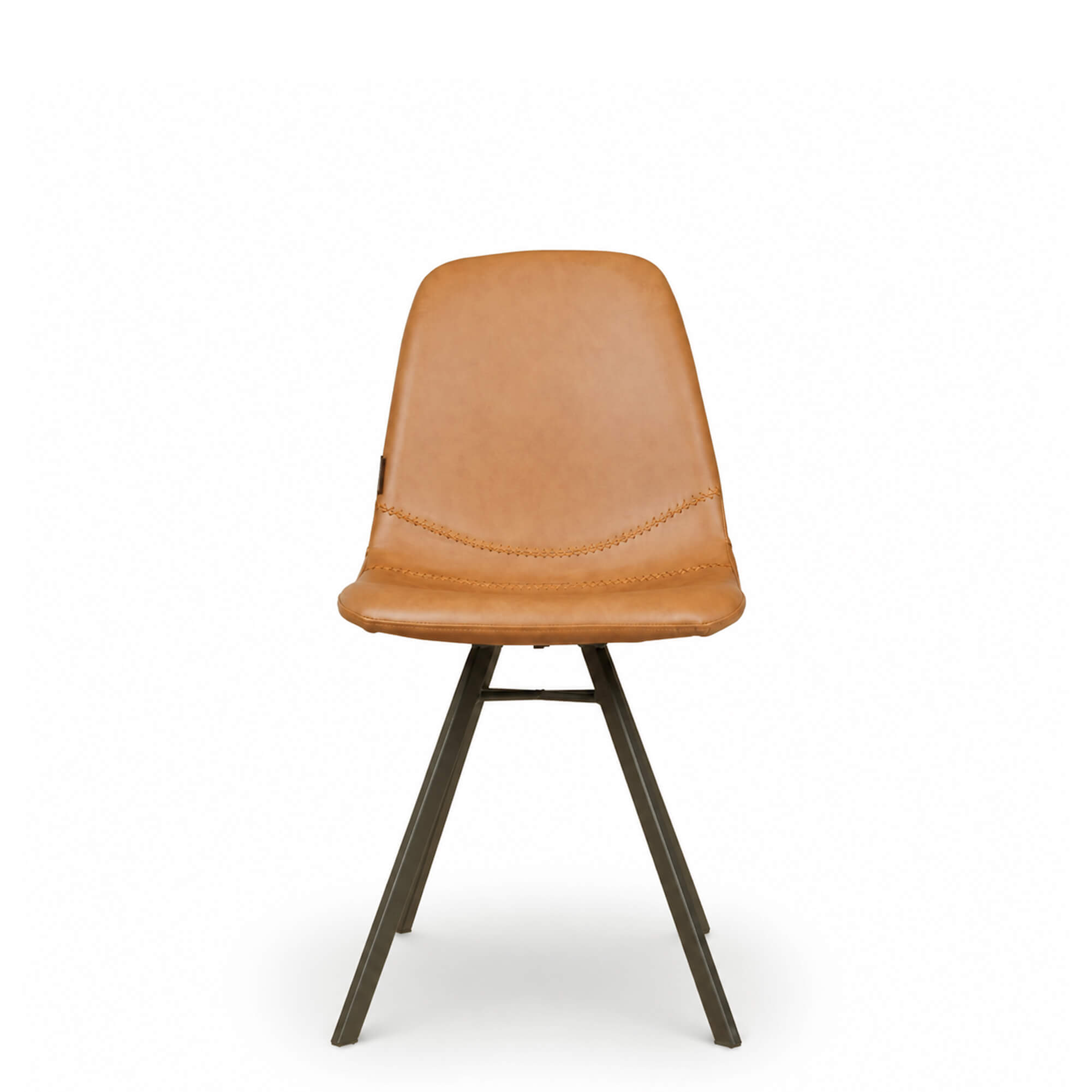 Gastronomiemoebel Polsterstuhl Jones brown - Frontal