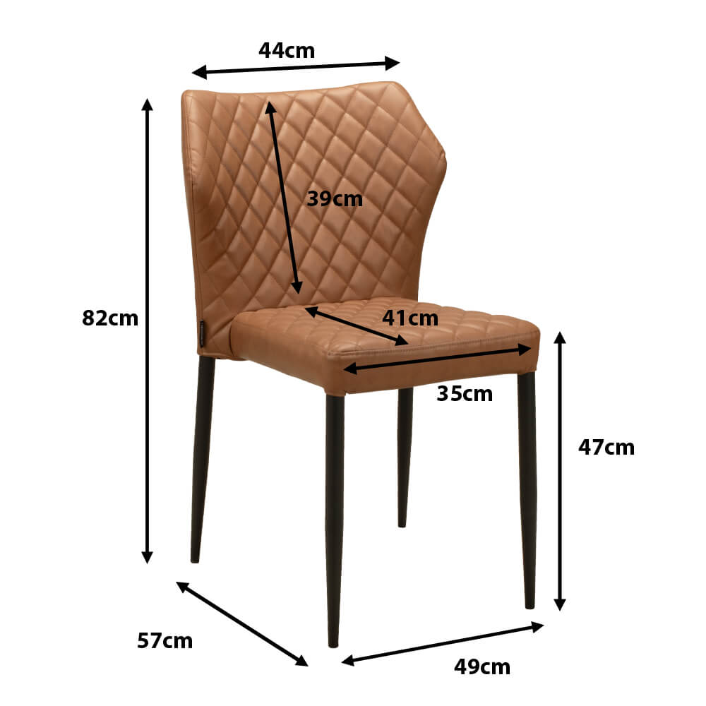 Stapelstuhl Loras ST Brown Ma?e