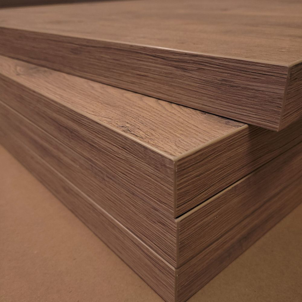 HPL Tischplatte Kastelleiche 80x80   Sonderposten