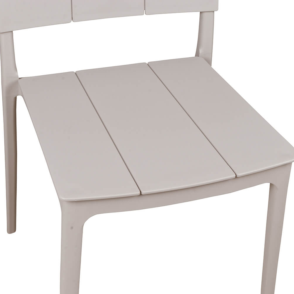 Kunststoffstuhl FOMA 1860 Light Grey