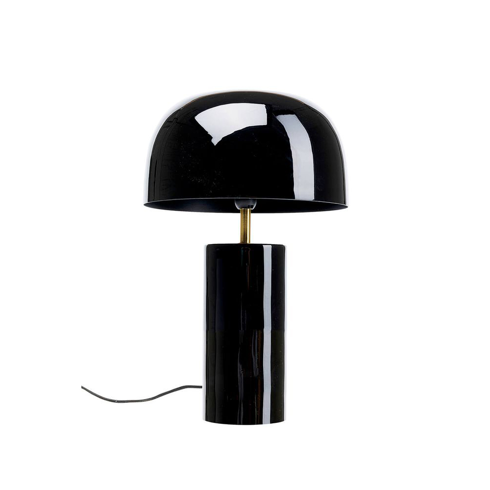 Tischleuchte Loungy Schwarz 38cm