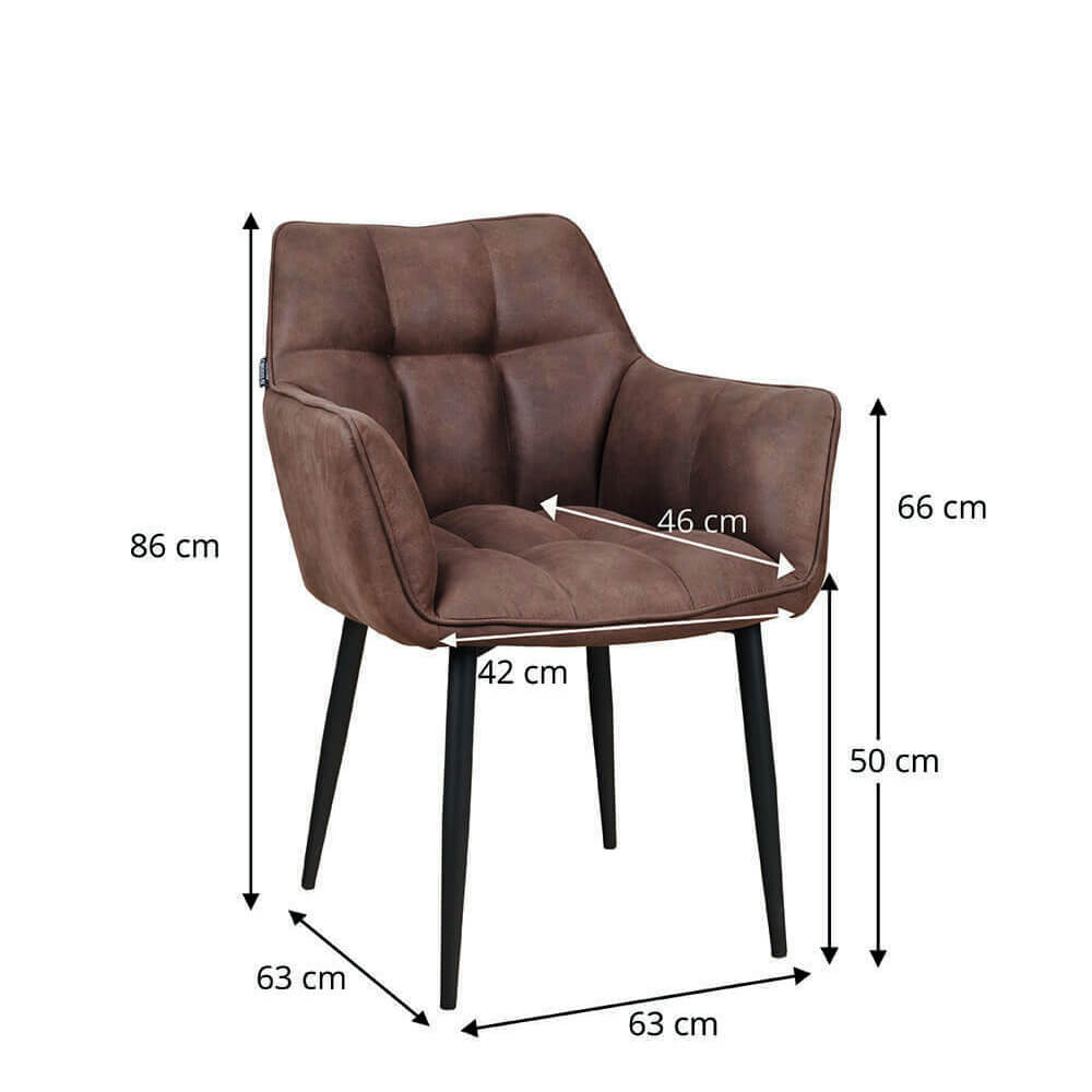 Polsterstuhl Castorax Yuma 47 Ma?e