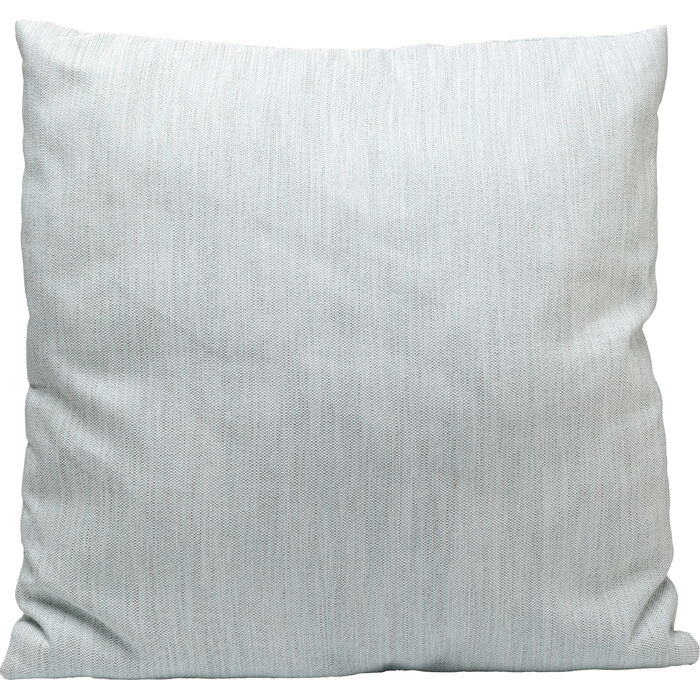 Outdoor-Kissen Individual 70x70 cm in hellem Grau mit fein gewebter, wetterfester Stoffstruktur – schlichtes, modernes Design für den Außenbereich, Frontansicht