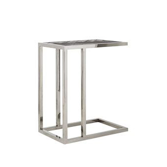 Beistelltisch Blackbone silver (Black rustic)
