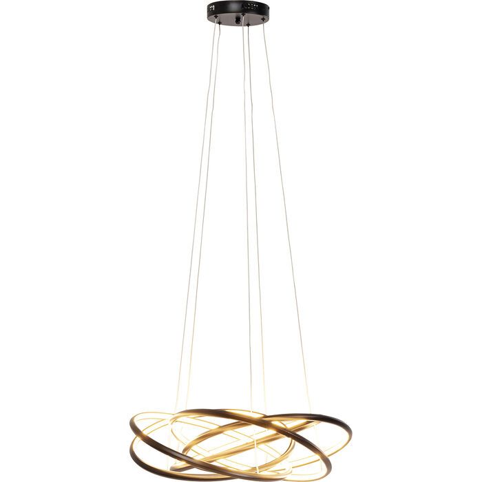 Hängeleuchte Saturn Schwarz Ø72cm