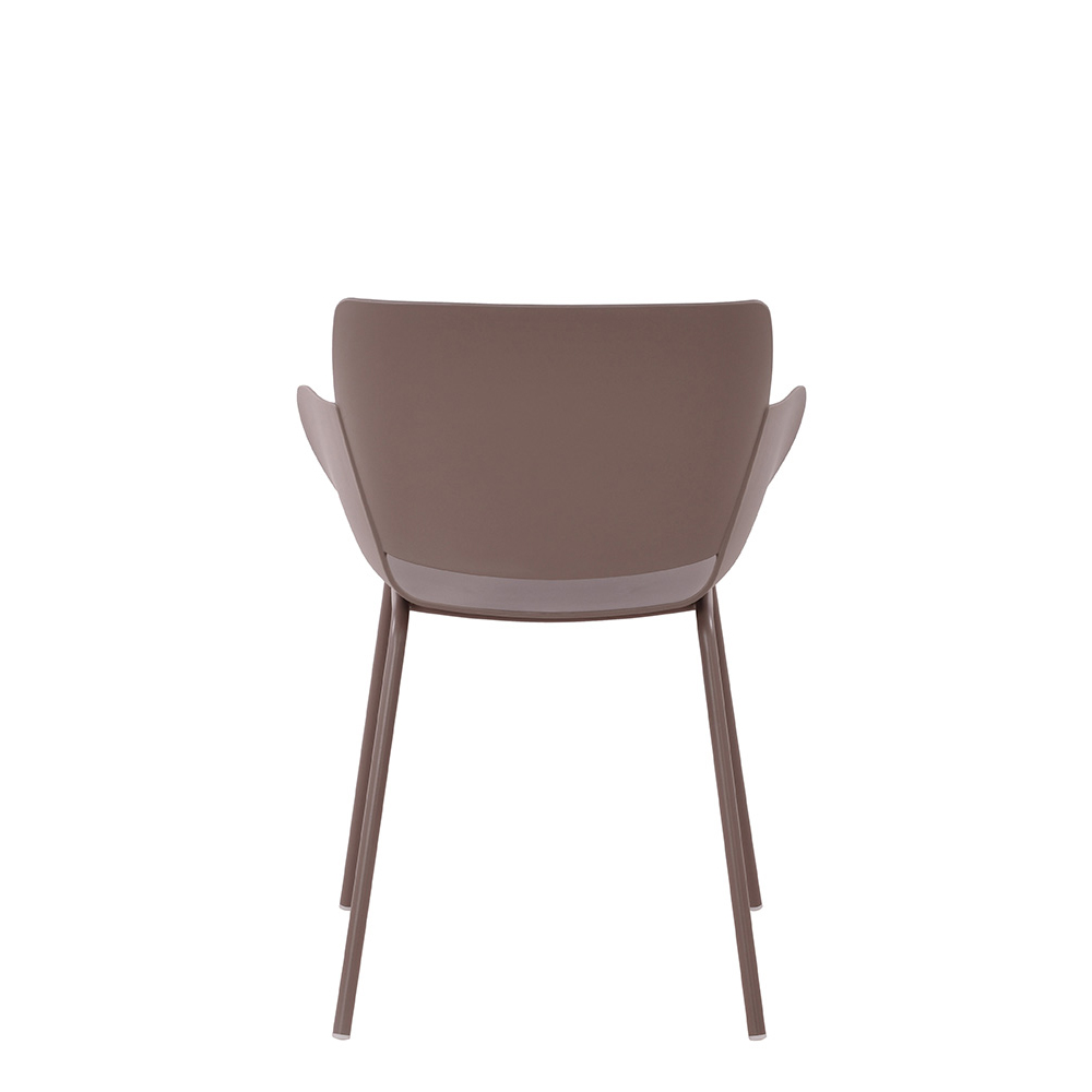 Kunststoffstuhl FOMA F863 Taupe