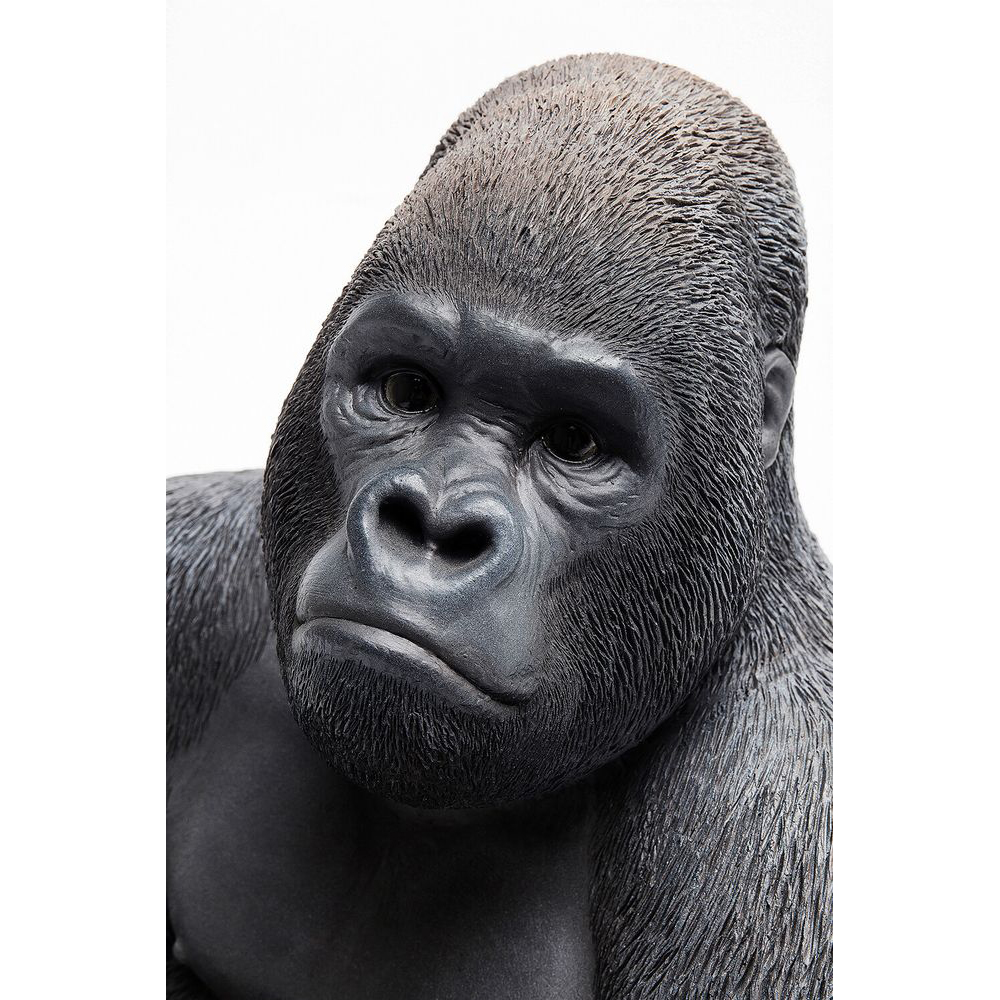 Deko Figur Monkey Gorilla Side Medium Schwarz