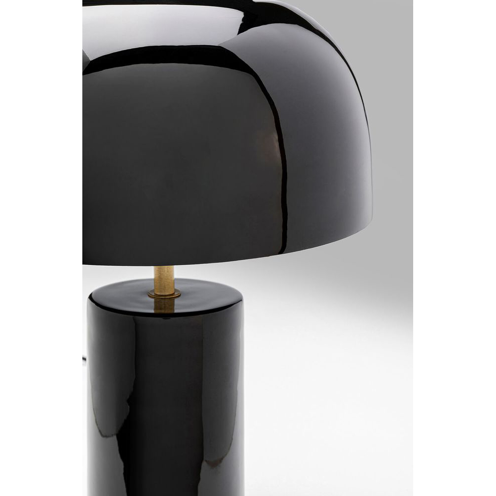 Tischleuchte Loungy Schwarz 38cm
