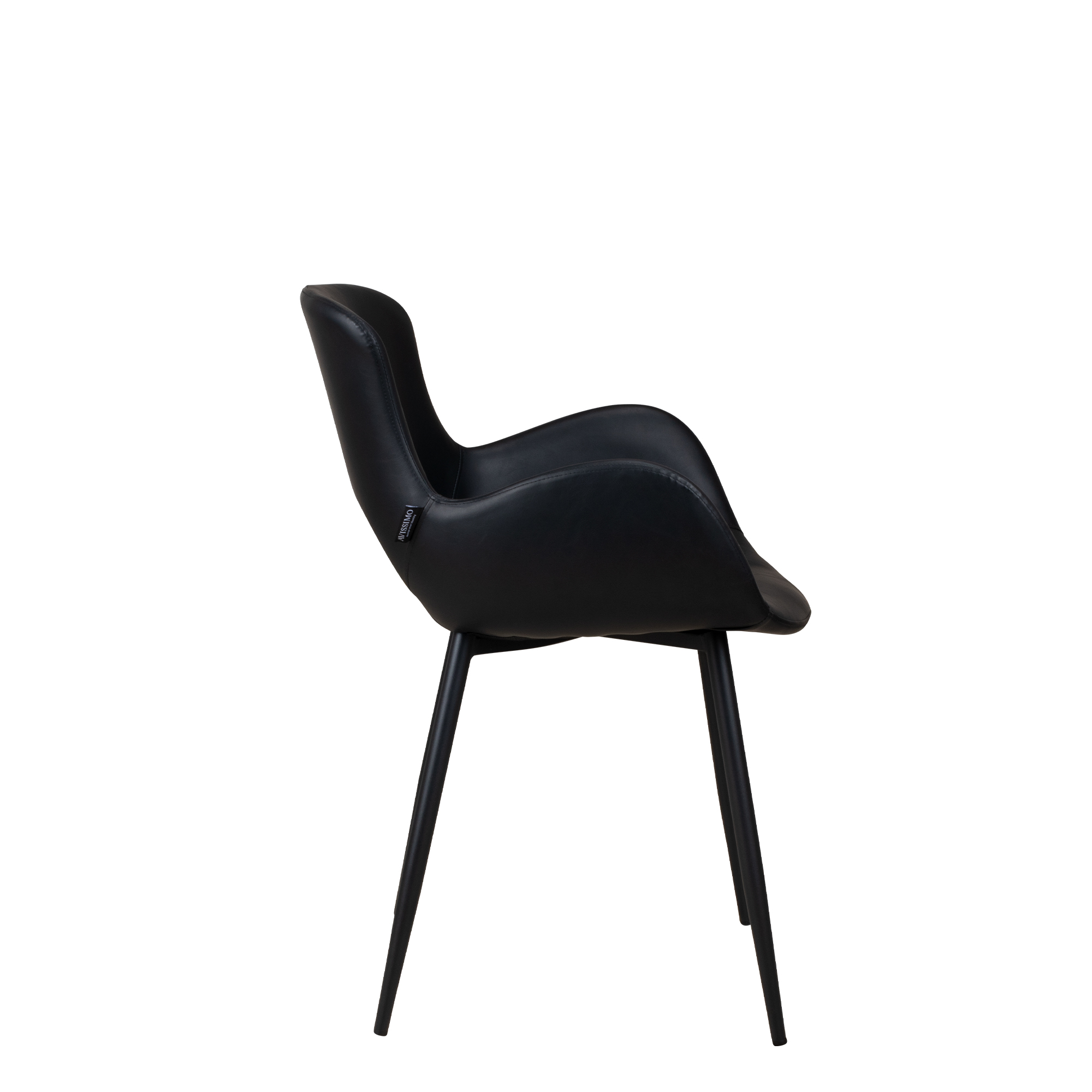 Polsterstuhl Alero Antique Black